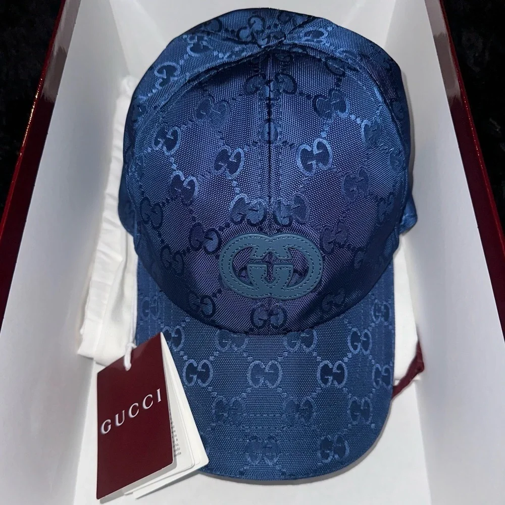 Gucci Monogram Nylon Baseball Cap